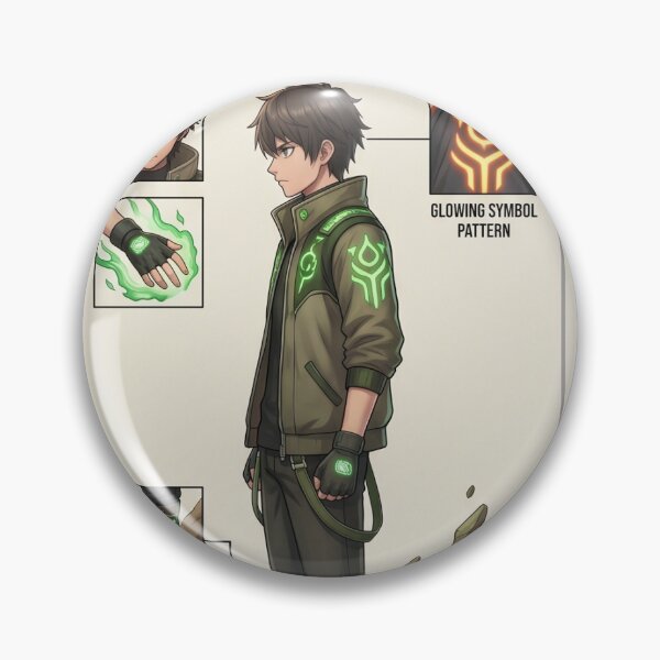 Item preview, Elemental Anime Character Sheet – Fire Water Earth Air Power Master designed and sold by Crazy4Anime.