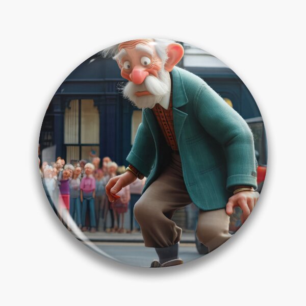 Item preview, Old Man on roller-skates designed and sold by Colin Bentham.