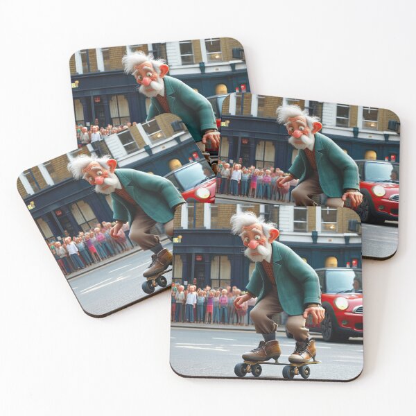 Item preview, Old Man on roller-skates designed and sold by Colin Bentham.