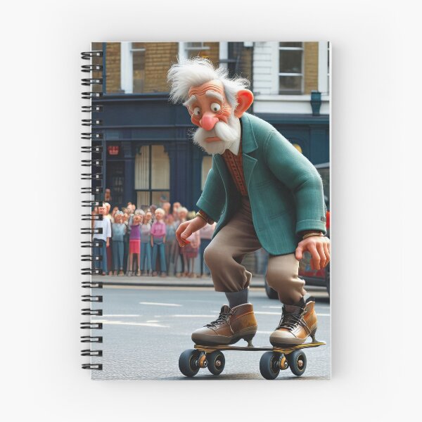 Item preview, Old Man on roller-skates designed and sold by Colin Bentham.