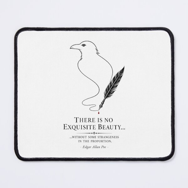 Item preview, There Is No Exquisite Beauty Without Strangeness Edgar Allan Poe Quote designed and sold by Fenay Designs.