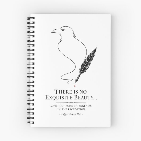 Item preview, There Is No Exquisite Beauty Without Strangeness Edgar Allan Poe Quote designed and sold by Fenay Designs.