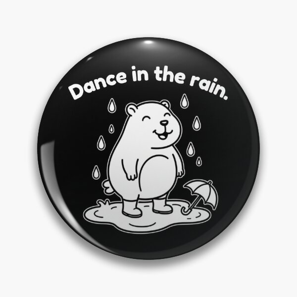 Item preview, Dance in the Rain Capybara – Simple Minimalist Animal Design designed and sold by PAPIRO SIGLO XXI.