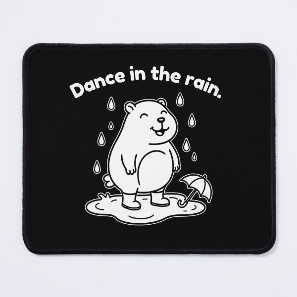 Item preview, Dance in the Rain Capybara – Simple Minimalist Animal Design designed and sold by PAPIRO SIGLO XXI.