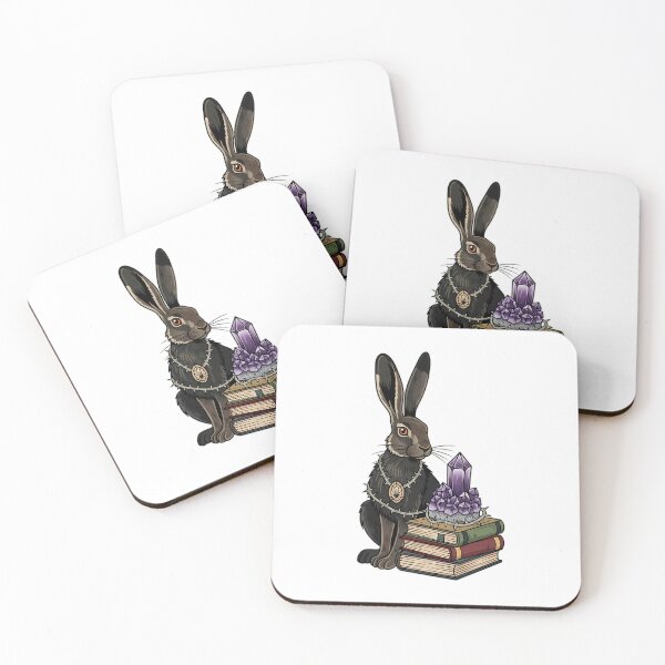 Item preview, Amethyst Crystal Hare Thorned Book Stack Gift designed and sold by IllumeInk.
