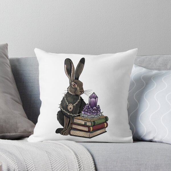 Item preview, Amethyst Crystal Hare Thorned Book Stack Gift designed and sold by IllumeInk.