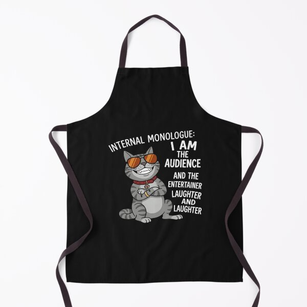 Item preview, Internal Monologue Funny Cat Quote Graphic Tee designed and sold by artlife4.