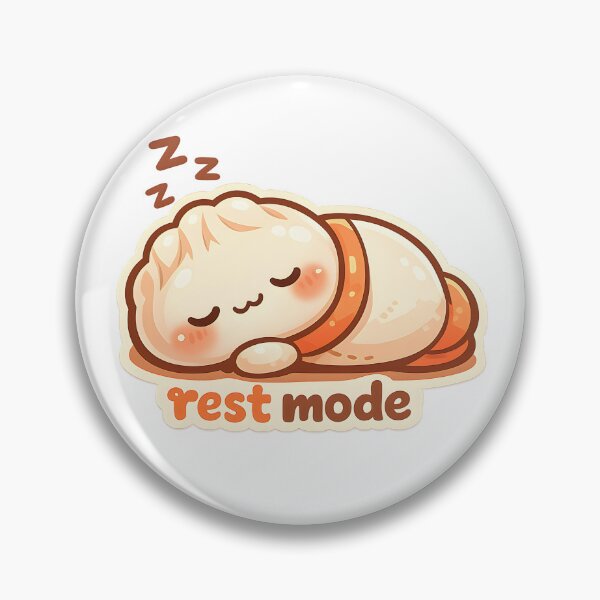 Item preview, Rest Mode" | Cute Sleeping Dumpling & Self-Care Art designed and sold by Naviora.