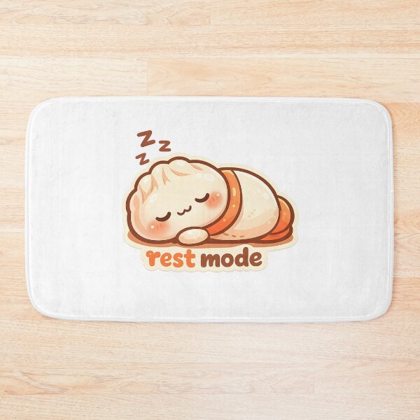 Item preview, Rest Mode" | Cute Sleeping Dumpling & Self-Care Art designed and sold by Naviora.