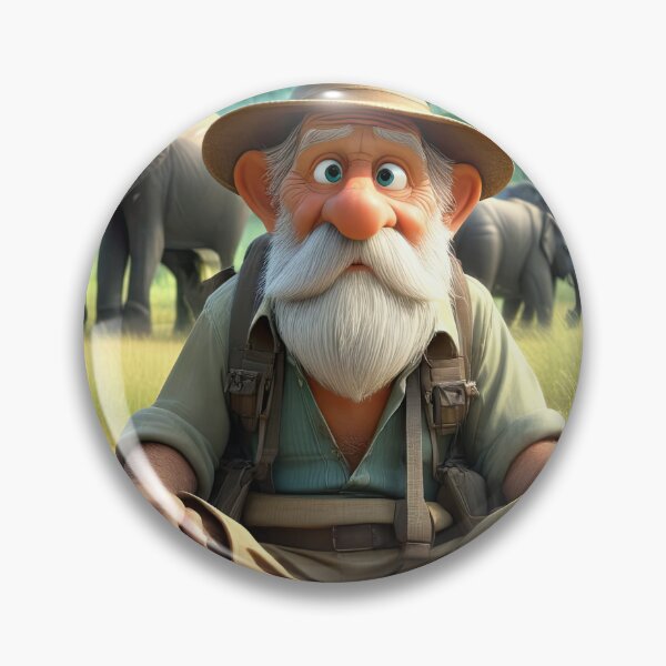 Item preview, Old Man on Safari designed and sold by Colin Bentham.