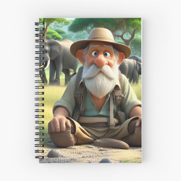 Item preview, Old Man on Safari designed and sold by Colin Bentham.