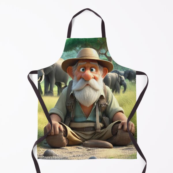 Item preview, Old Man on Safari designed and sold by Colin Bentham.