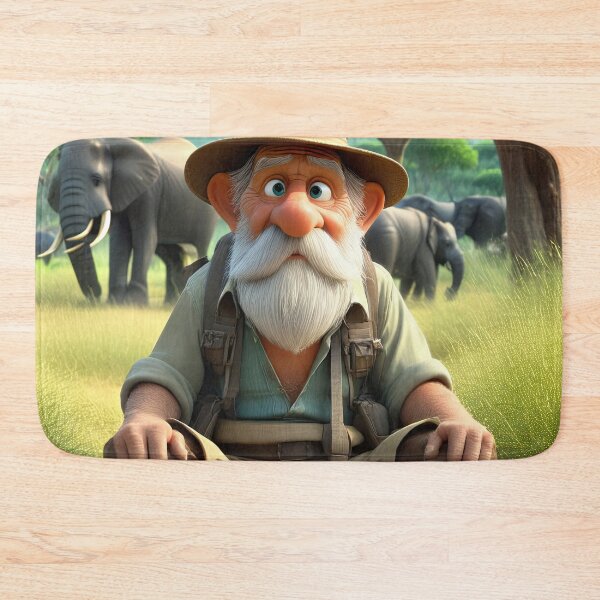 Item preview, Old Man on Safari designed and sold by Colin Bentham.