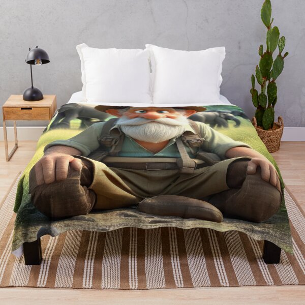 Item preview, Old Man on Safari designed and sold by Colin Bentham.