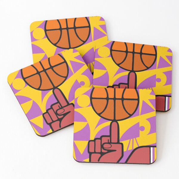 Item preview, Basketball digital art colorfull lakers designed and sold by Combatente.