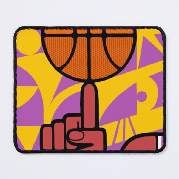 Item preview, Basketball digital art colorfull lakers designed and sold by Combatente.