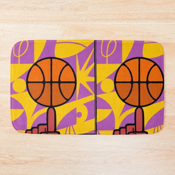 Item preview, Basketball digital art colorfull lakers designed and sold by Combatente.