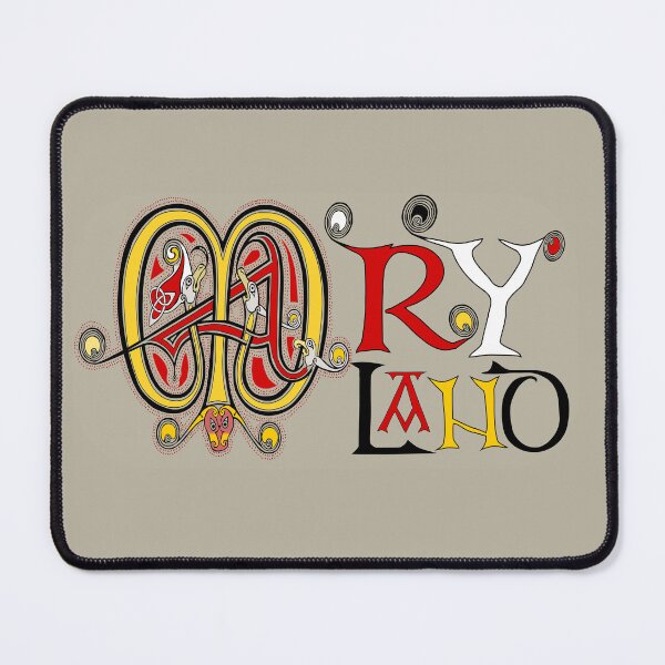 Item preview, Maryland in Lindisfarne Script designed and sold by Tiwsarm.