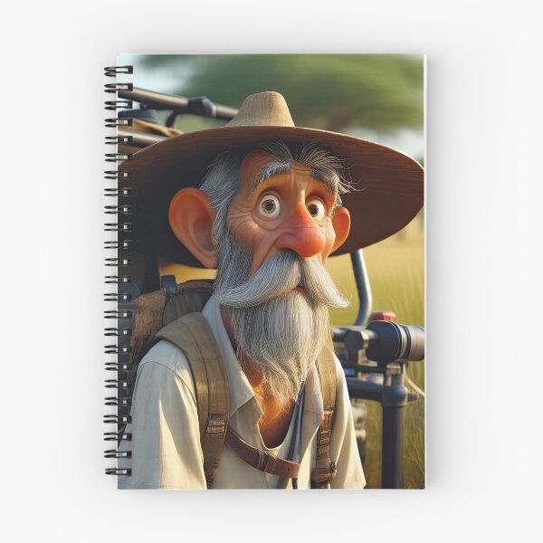 Item preview, Old Man on Safari designed and sold by Colin Bentham.