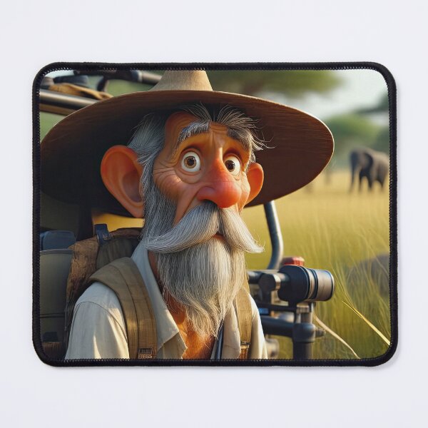 Item preview, Old Man on Safari designed and sold by Colin Bentham.