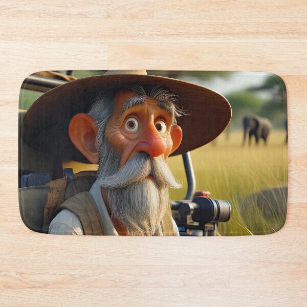 Item preview, Old Man on Safari designed and sold by Colin Bentham.