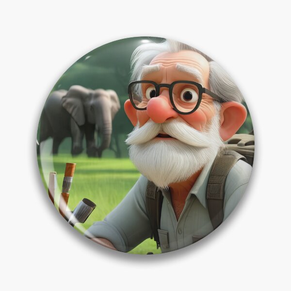 Item preview, Old Man on Safari designed and sold by Colin Bentham.