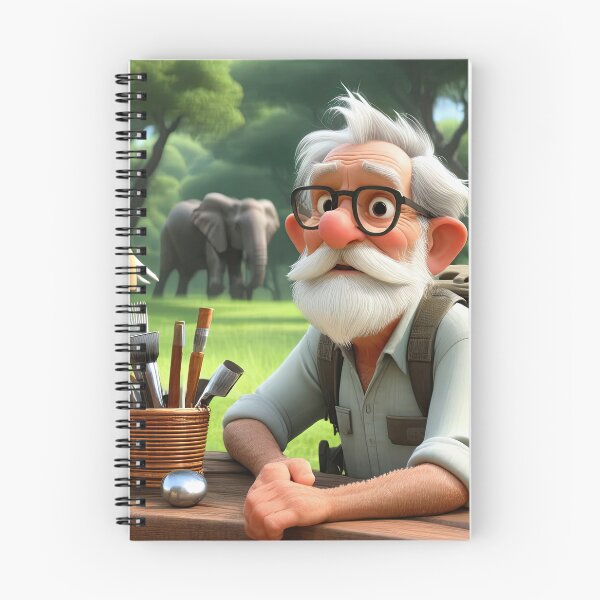 Item preview, Old Man on Safari designed and sold by Colin Bentham.