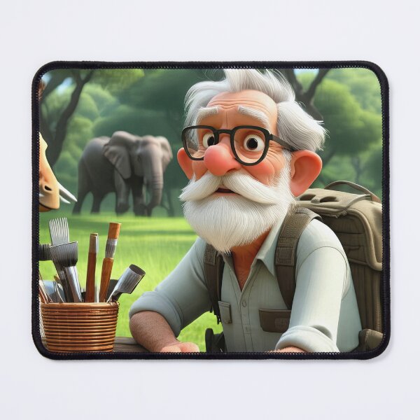 Item preview, Old Man on Safari designed and sold by Colin Bentham.