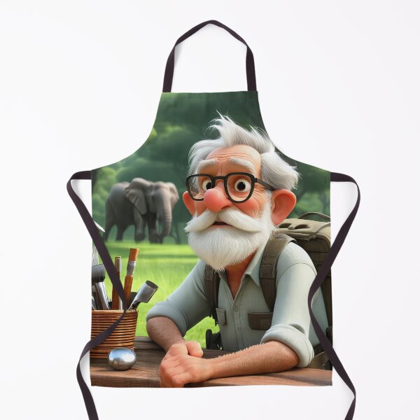 Item preview, Old Man on Safari designed and sold by Colin Bentham.