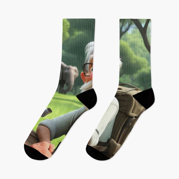 Item preview, Old Man on Safari designed and sold by Colin Bentham.