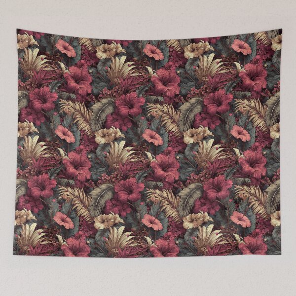 Item preview, Stunning Tropical Floral  - Flower Garden Pattern  - Anniversary Gifts For Husband designed and sold by RoyalStarsPatts.
