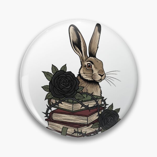 Item preview, Hare Velvet Ribbon Thorned Book Stack Gift designed and sold by IllumeInk.