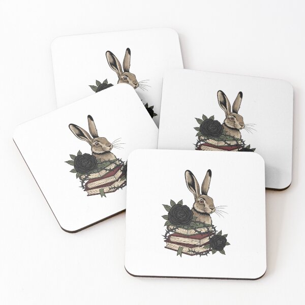 Item preview, Hare Velvet Ribbon Thorned Book Stack Gift designed and sold by IllumeInk.