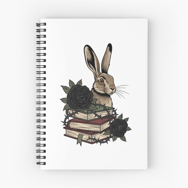 Item preview, Hare Velvet Ribbon Thorned Book Stack Gift designed and sold by IllumeInk.
