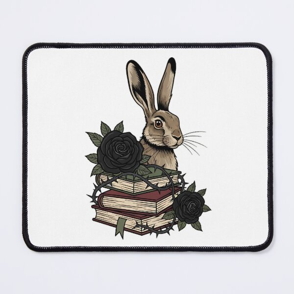 Item preview, Hare Velvet Ribbon Thorned Book Stack Gift designed and sold by IllumeInk.