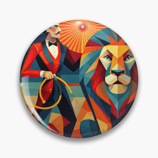 Item preview, Wall Art - Postcard - Circus Majesty in Geometric Color designed and sold by ForeverPrintsOK.