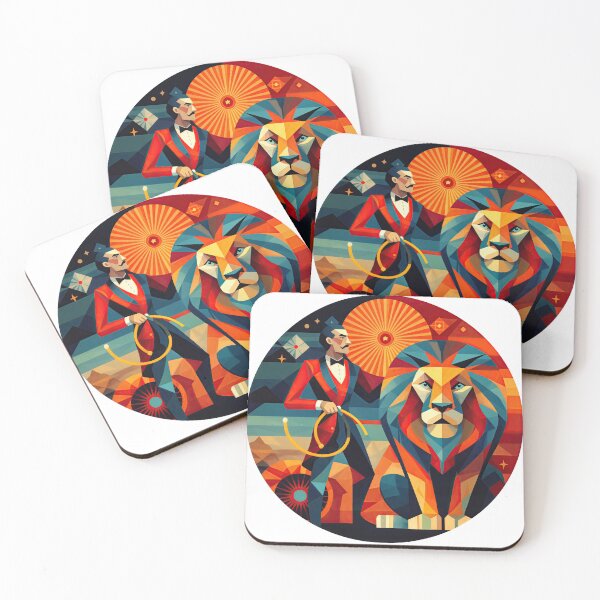 Item preview, Wall Art - Postcard - Circus Majesty in Geometric Color designed and sold by ForeverPrintsOK.