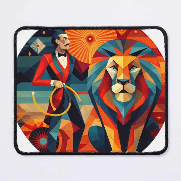 Item preview, Wall Art - Postcard - Circus Majesty in Geometric Color designed and sold by ForeverPrintsOK.
