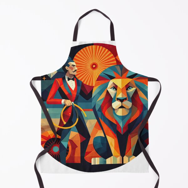 Item preview, Wall Art - Postcard - Circus Majesty in Geometric Color designed and sold by ForeverPrintsOK.