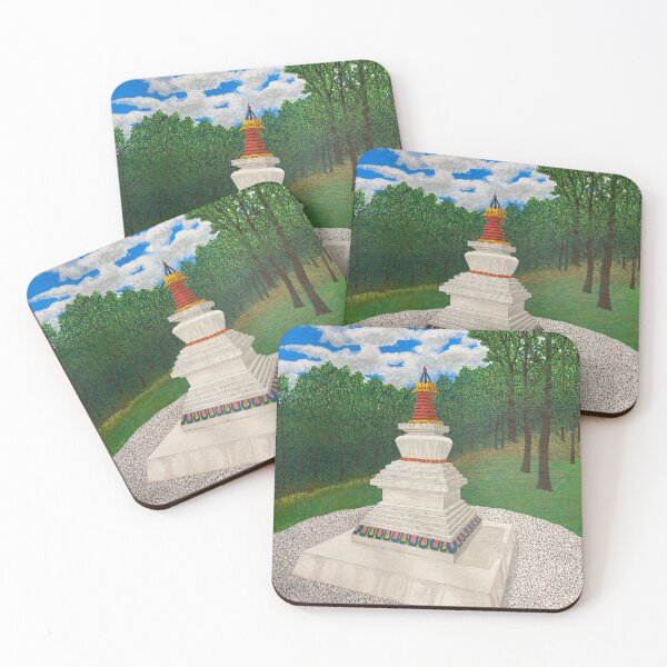 Item preview, Stupa in Virginia Woods  designed and sold by Prajna Vajrayana Art.