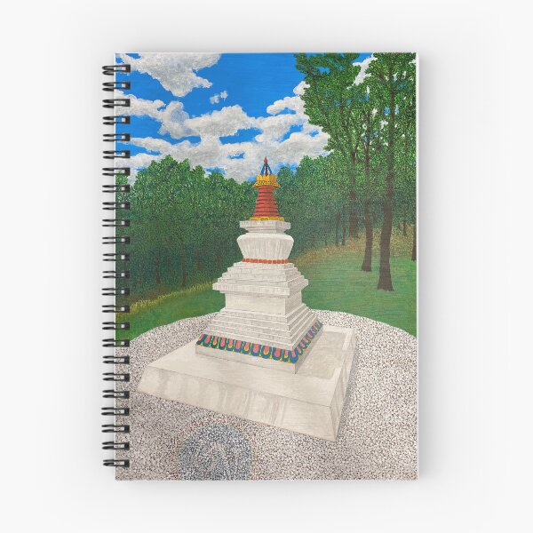 Item preview, Stupa in Virginia Woods  designed and sold by Prajna Vajrayana Art.