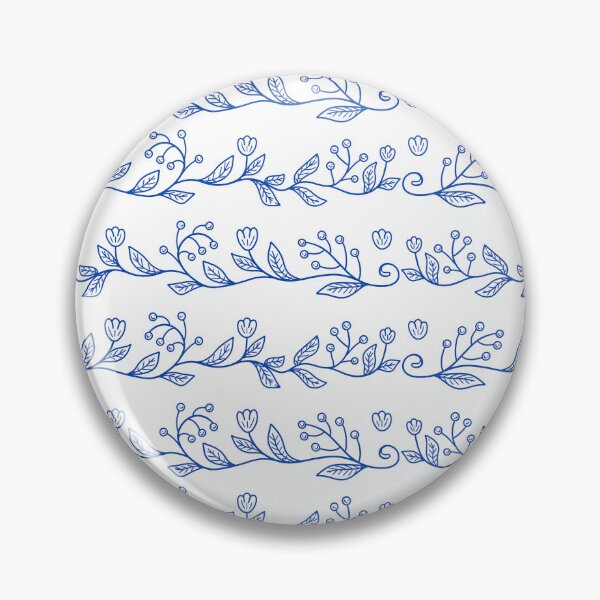 Item preview, Blue floral design designed and sold by Larosapurr.