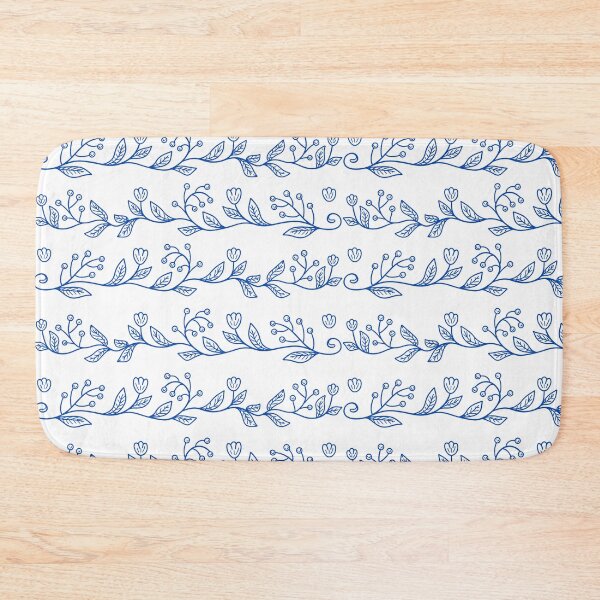 Item preview, Blue floral design designed and sold by Larosapurr.