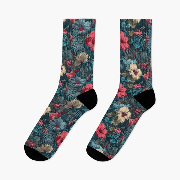 Item preview, Graceful Tropical Flower Print  - Botanical Garden Pattern  - Housewarming Gifts designed and sold by RoyalStarsPatts.