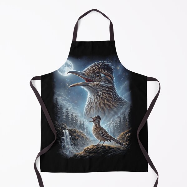 Item preview, Funny Roadrunner Howling Moon Art Bird Lover Birding designed and sold by DoodleTortle.