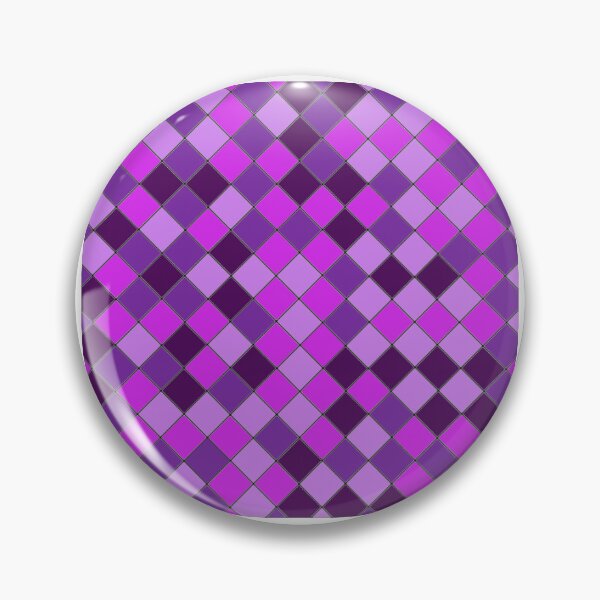 Item preview, Imperfect Charm - Checkers Violet designed and sold by Tina Trojca.