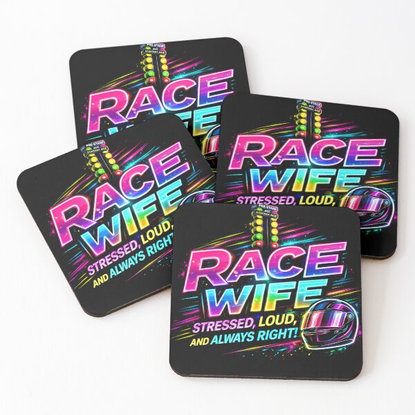 Item preview, Race Wife - Stressed, Loud, and Always Right designed and sold by Pressing for Victory.