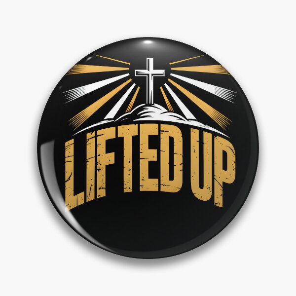 Item preview, Lifted Up - Christian Worship Faith Based Graphic Tee designed and sold by ForgedByFaith.