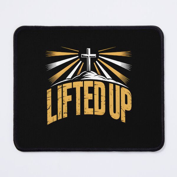 Item preview, Lifted Up - Christian Worship Faith Based Graphic Tee designed and sold by ForgedByFaith.