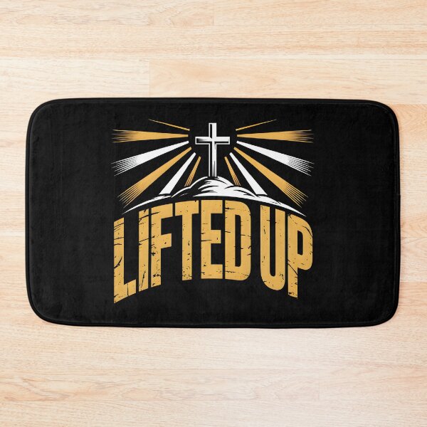 Item preview, Lifted Up - Christian Worship Faith Based Graphic Tee designed and sold by ForgedByFaith.